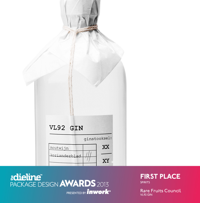 VL92 Gin wins The Dieline Award