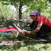 Kyzyl-Tuu village Weaving the Yurta Ribbons and belts